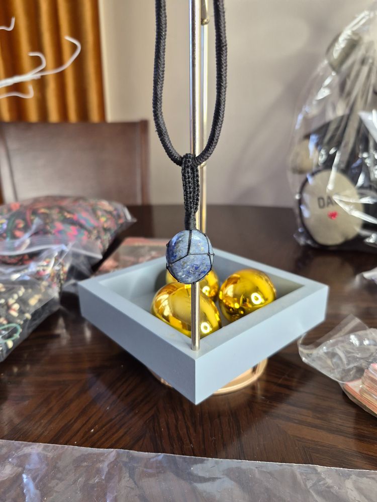 Blue Stone Pendant Necklace