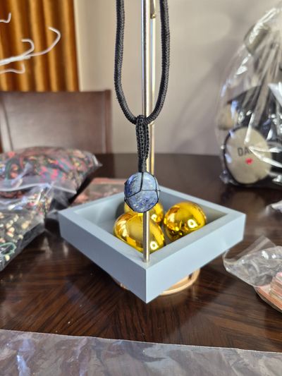 Blue Stone Pendant Necklace