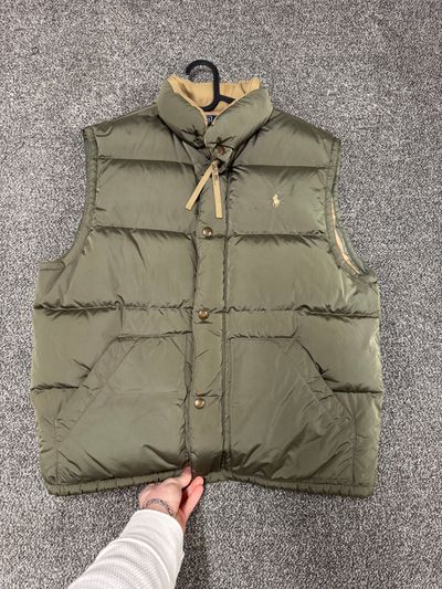 Polo By Ralph Lauren Green Puffer Vest