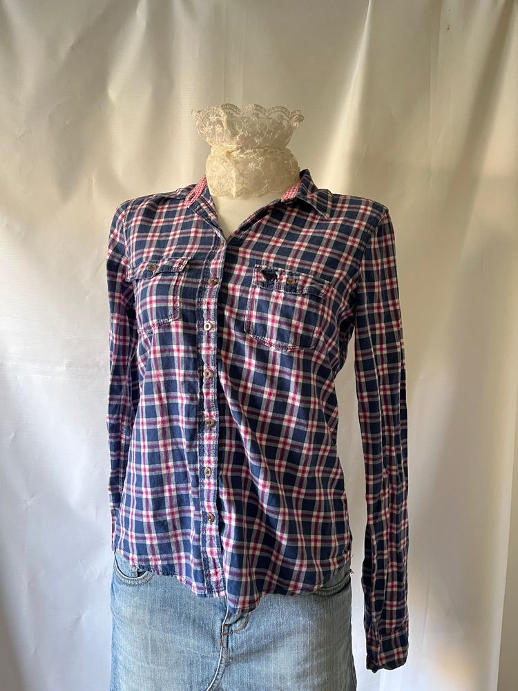 Abercrombie & Fitch Abercrombie & Fitch Shirt koszula w kratkę y2k office siren girl style product image