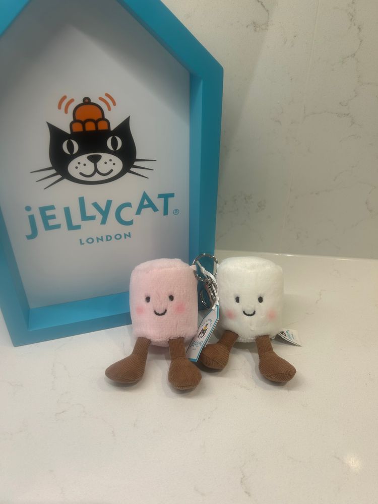 Jellycat Amuseables Marshmallow Bag Charms BNWT