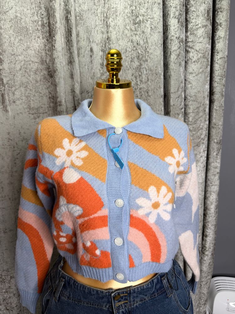Multicolor Cardigan Sweater