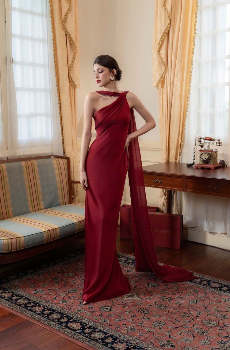 Red Evening Gown Dress image 1