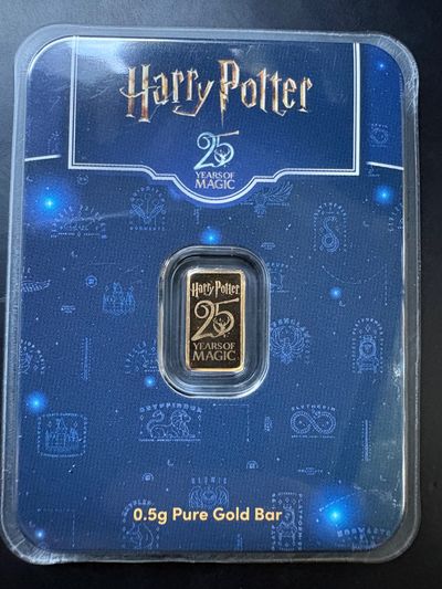 Harry Potter 0.5G Pure Gold Bar