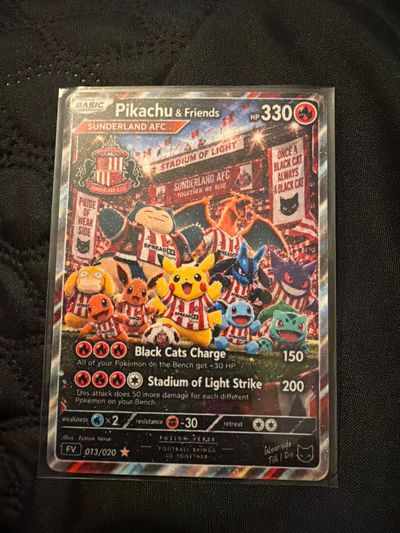 Rare Sutherland Pikachu card