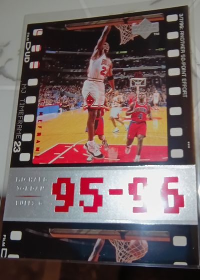 Michael Jordan 1998 Upper Deck MJ Timeframe Dud Film Holo Card #98