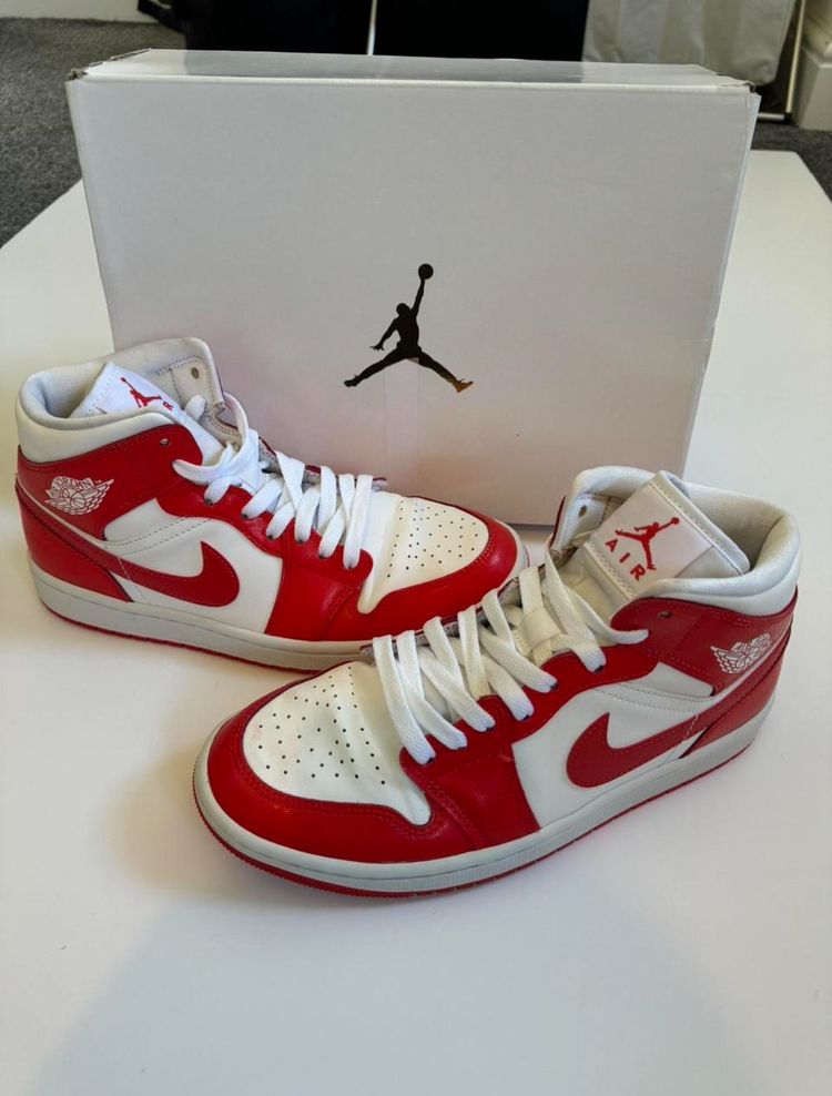Air jordan 1 mid habanero red uk 6