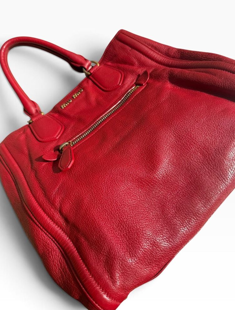Miu Miu Vitello Shine Tote Bag image 6