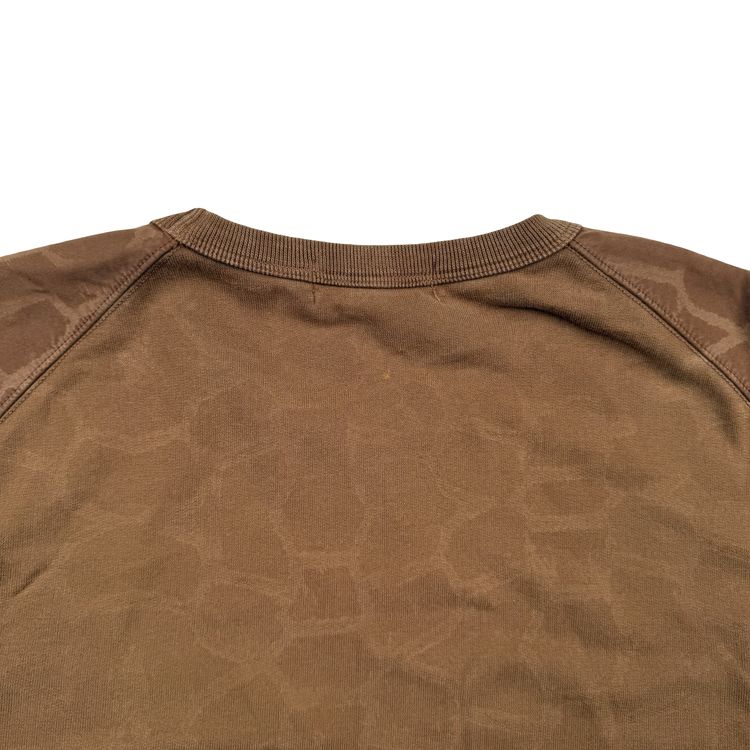 Stone Island 2014 Brown Tortoise Shell Cotton Crewneck Jumper  - Medium 10