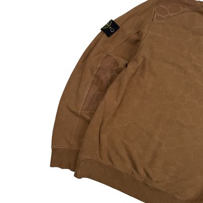 Stone Island 2014 Brown Tortoise Shell Cotton Crewneck Jumper - Medium 5