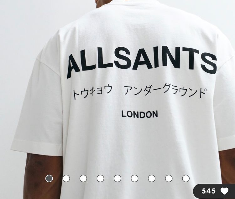 AllSaints Allsaints White  T-Shirt Tokyo product image