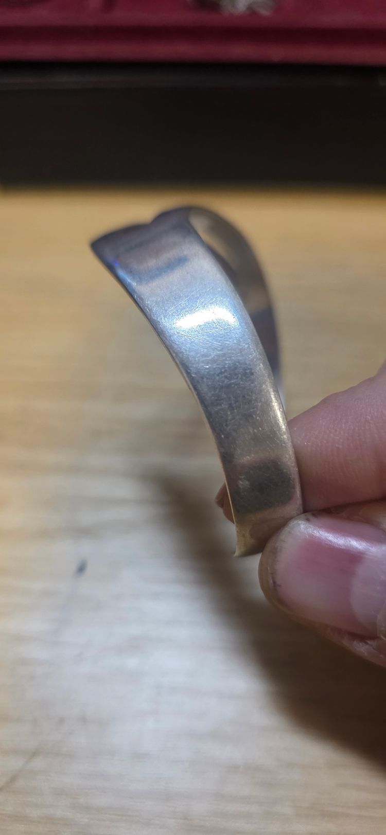 925 sterling silver Silver Cuff Bracelet image 5
