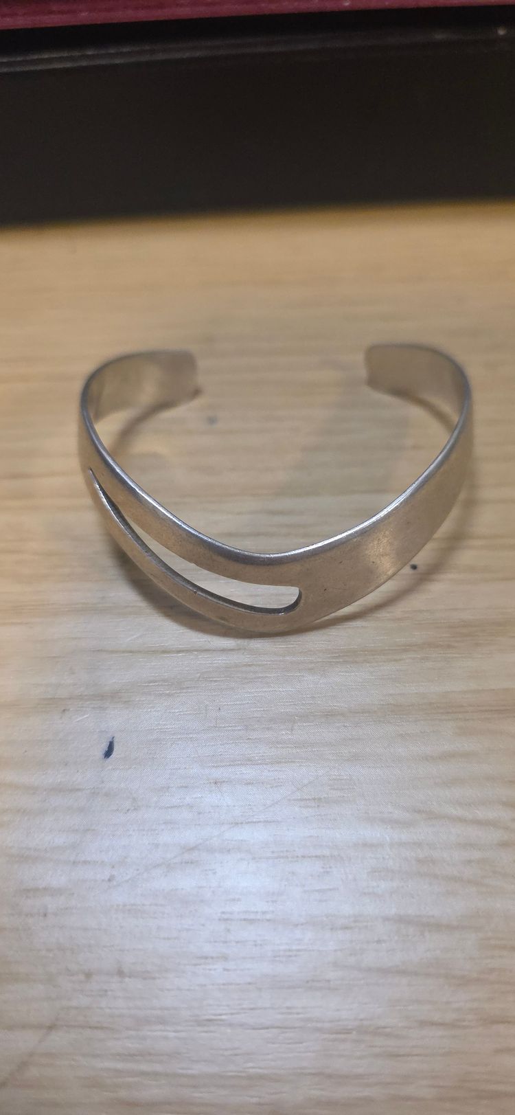 925 sterling silver Silver Cuff Bracelet image 8