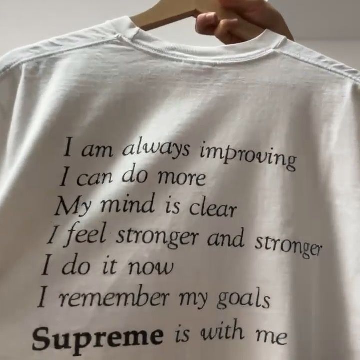 Supreme t-shirt supreme stay positive product image