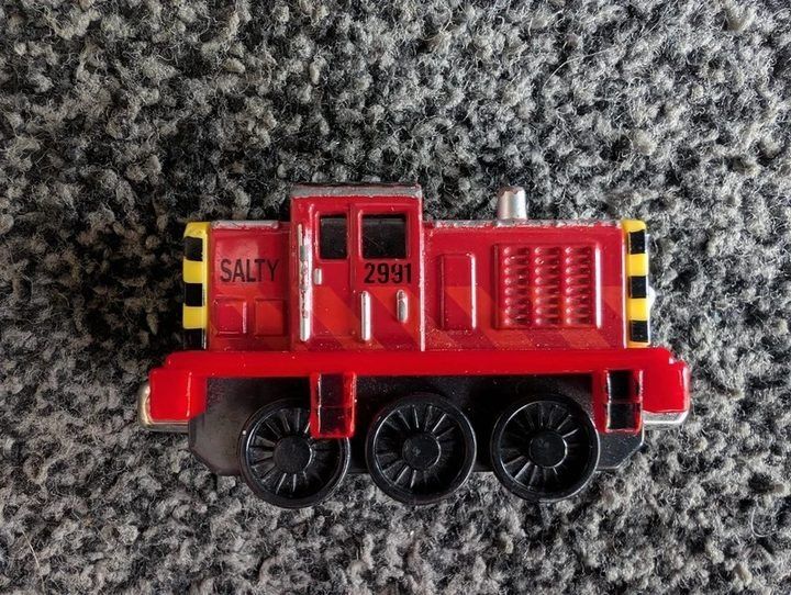 Red Toy Train Engine image 1