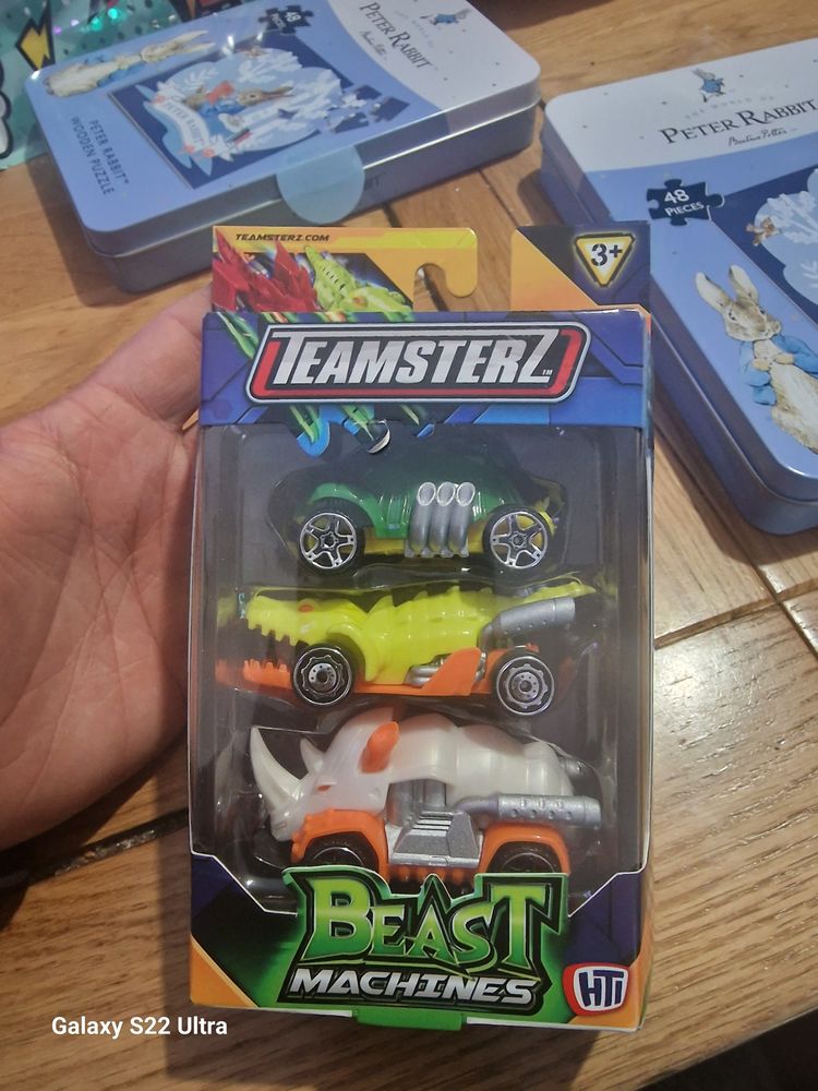 Teamsterz Beast Machines Toy Cars Set