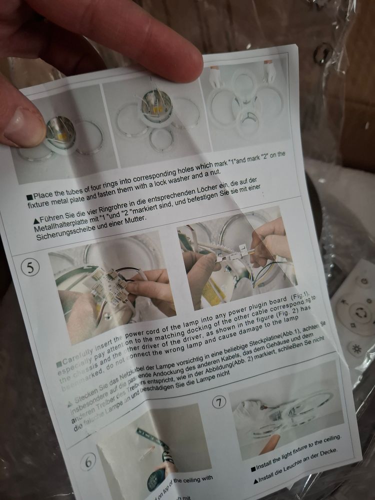 Ceiling Light Fixture Ring 3
