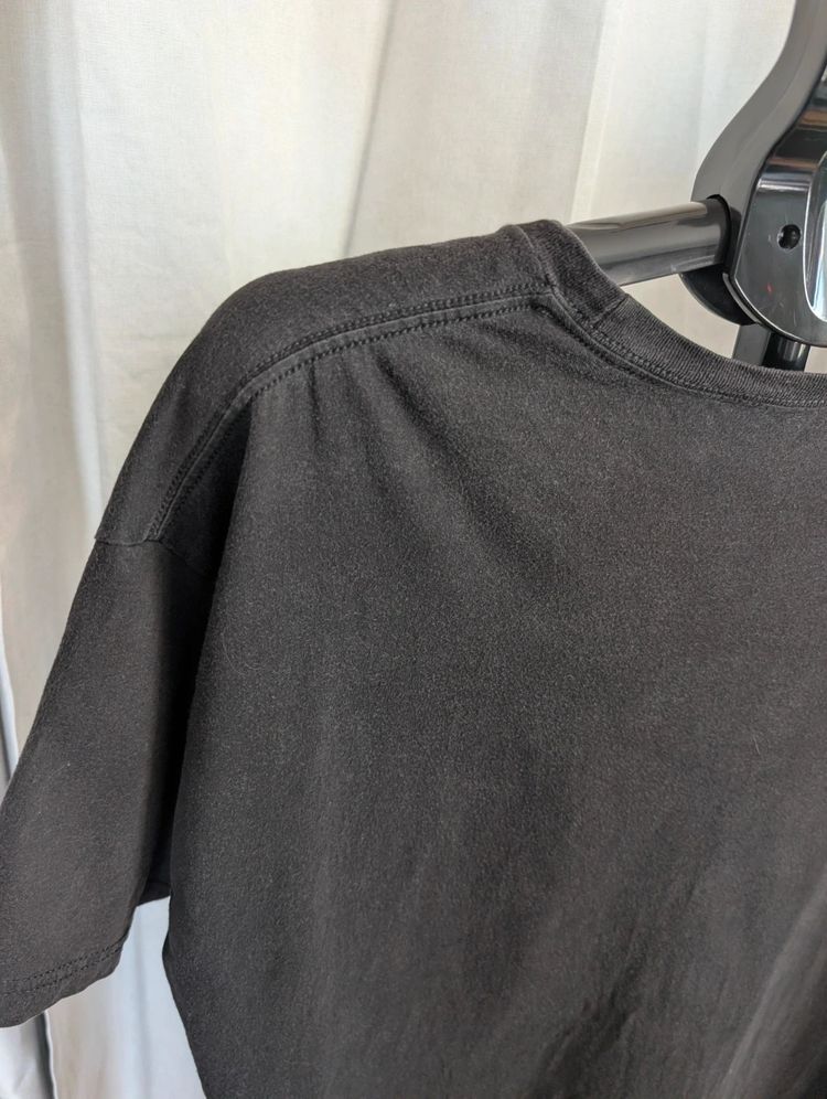 Hard Rock Hotel Chicago T-Shirt Black XL Extra Large Tonal Graphic Cotton Top image 6