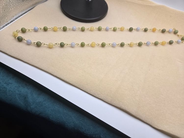 Jade Beaded Necklace image 1