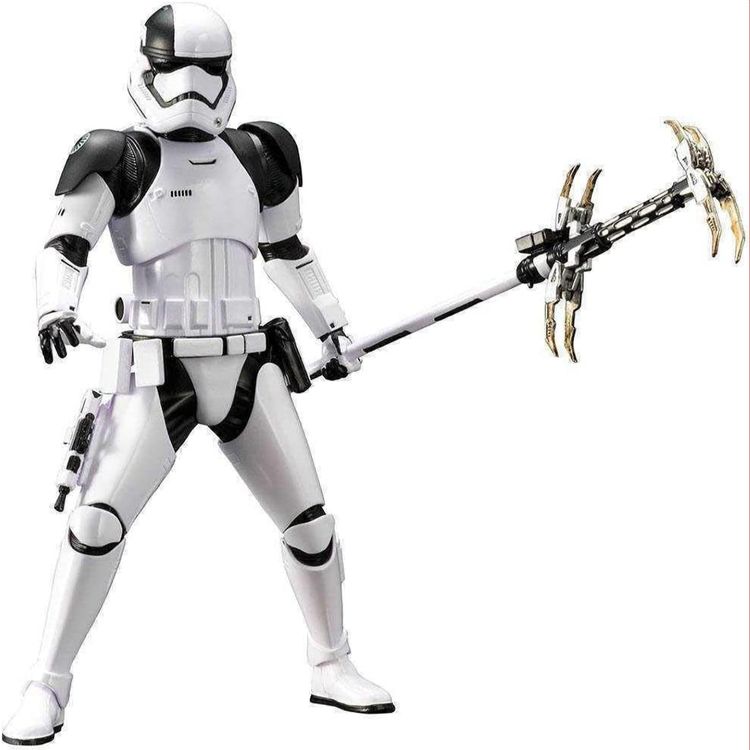 Kotobukiya Star Wars The Last Jedi First Order Stormtrooper Executioner Artfx+ Action Figure EX DISPLAY obraz 1