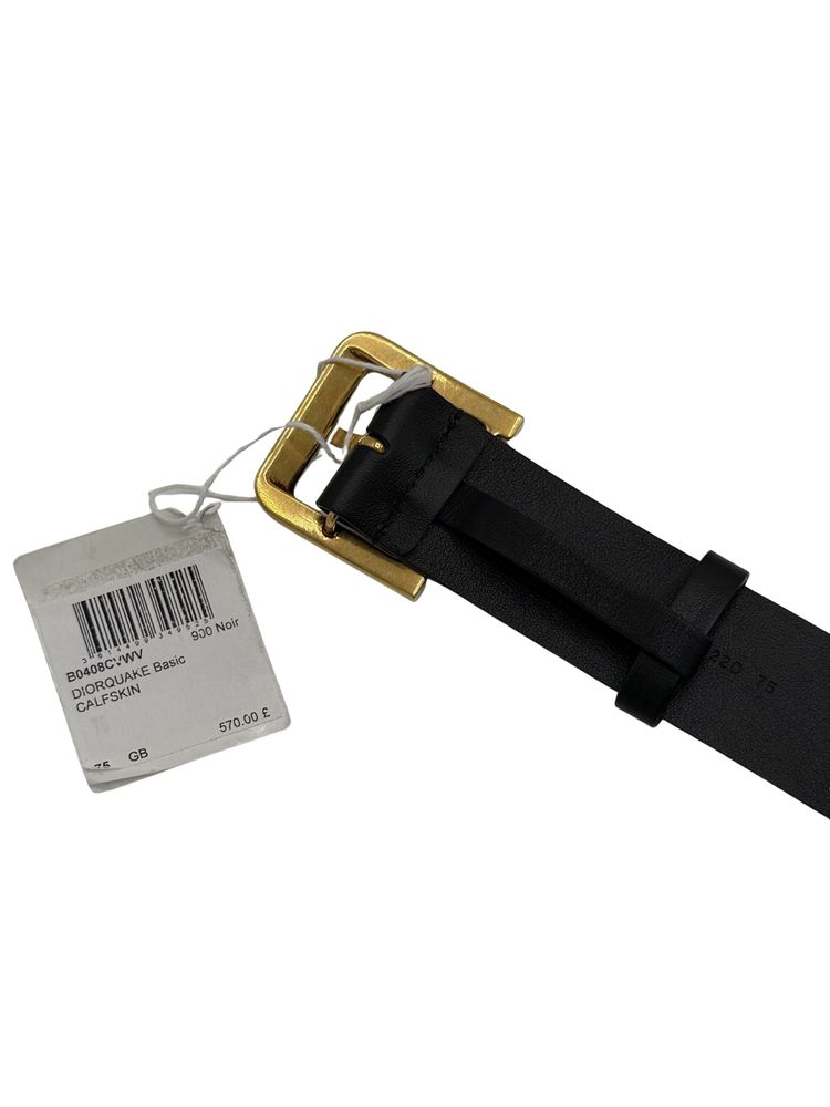 Dior Diorquake Basic Calfskin Belt (Unused) 7