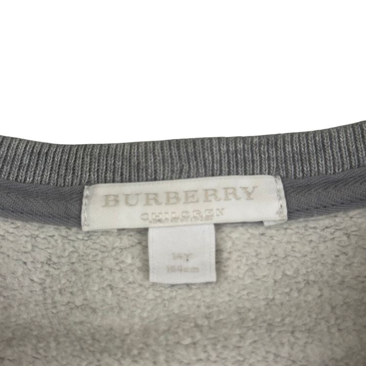 Burberry Embroidered Logo Sweatshirt Grey image 9