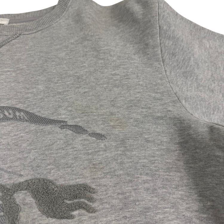 Burberry Embroidered Logo Sweatshirt Grey image 5