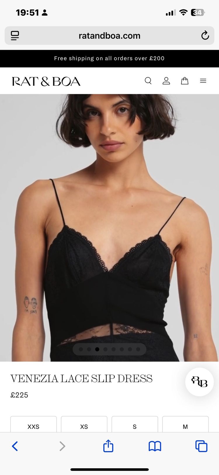 Venezia Lace Slip Dress