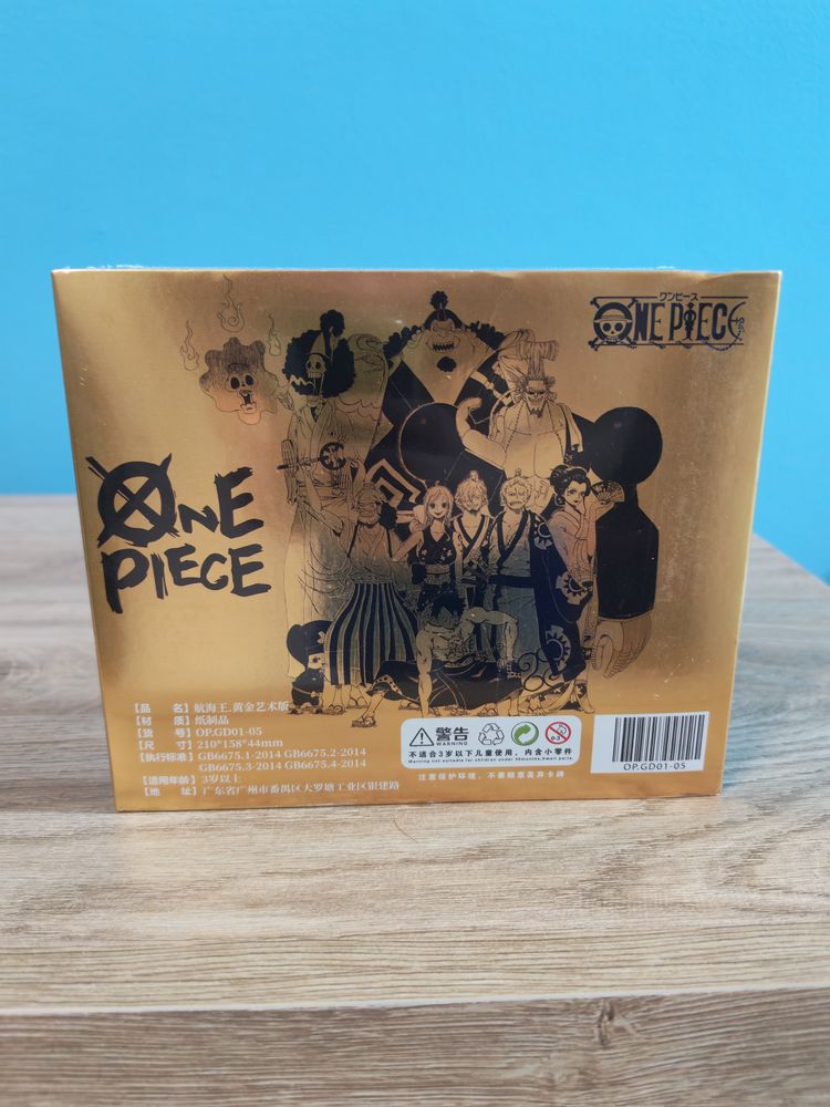 One Piece Collectible Box card gold art edition  obraz 2