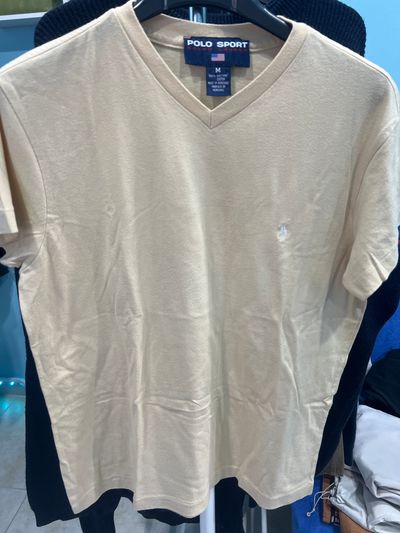 Polo Sport Beige V-Neck T-Shirt