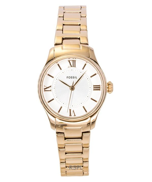 Fossil Gilmore Rose Gold Stainless Steel Silver Dial Quartz ES5420 Women's Watch obraz 1