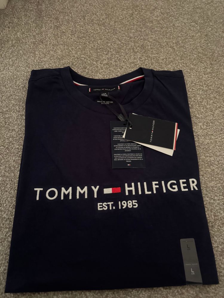 TOMMY HILFIGER T-SHIRT ORGANIC COTTON RRP £45