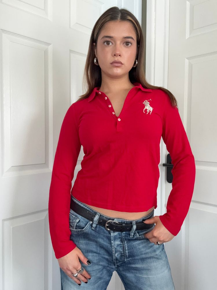 Ralph Lauren Longsleeve Polo (S) imagen 4