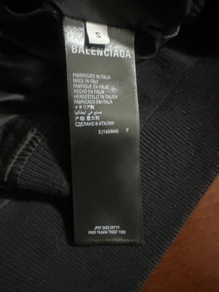 Balenciaga Black Bomber Jacket( oversize) image 3