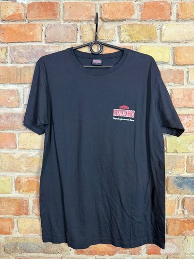 Desperados Black T-Shirt With Small Red And White Text Logo
