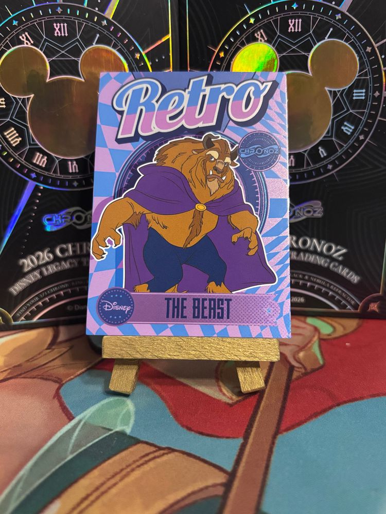 Disney Retro The Beast 077/100Trading Card