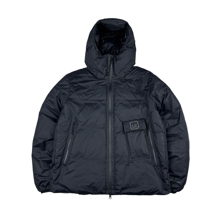 CP Company Metropolis Black Baffled Primaloft Down Filled Jacket - Large image 1