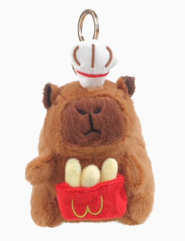 Plush Capybara Bag Charm by Bessie London  imagen 2