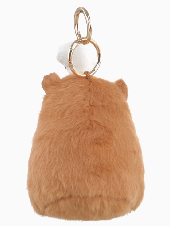 Plush Capybara Bag Charm by Bessie London  imagen 4