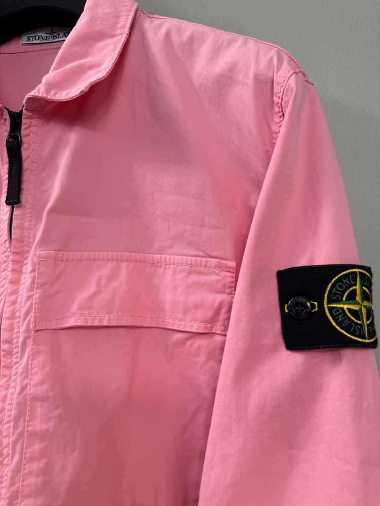 Stone Island Pink Overshirt image 4