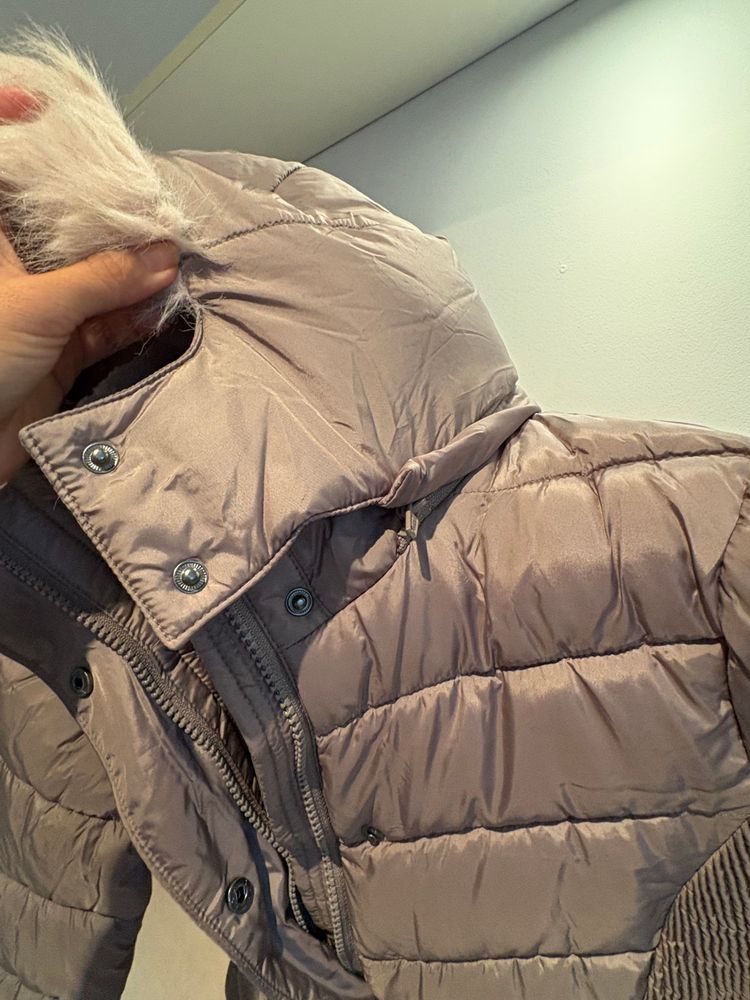 V by Very Long Padded Coat With Hood image 5