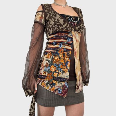 Save the Queen Fairy Mesh Long Sleeve Top - S/M