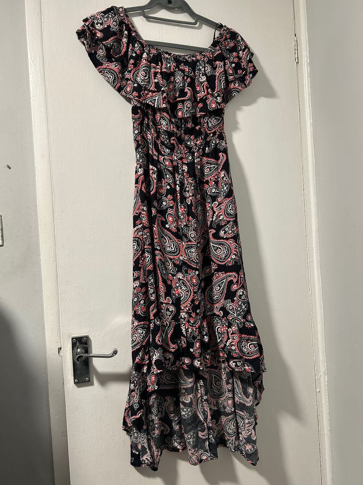 Select Paisley Print Dress