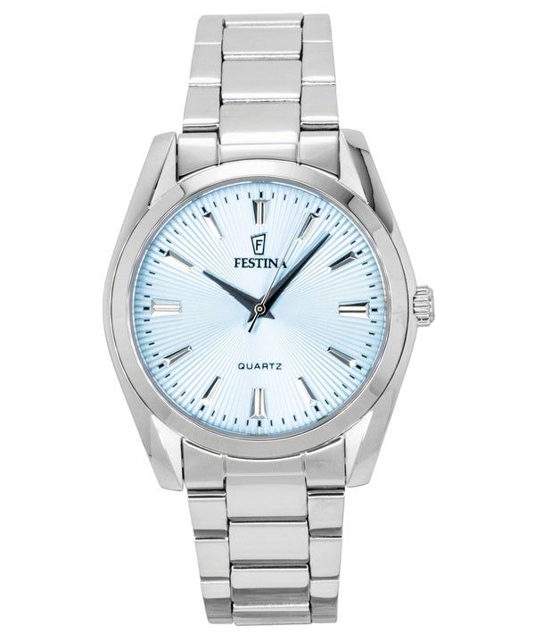 Festina Boyfriend Stainless Steel Turquoise Dial Quartz F20622-P Women's Watch obraz 1