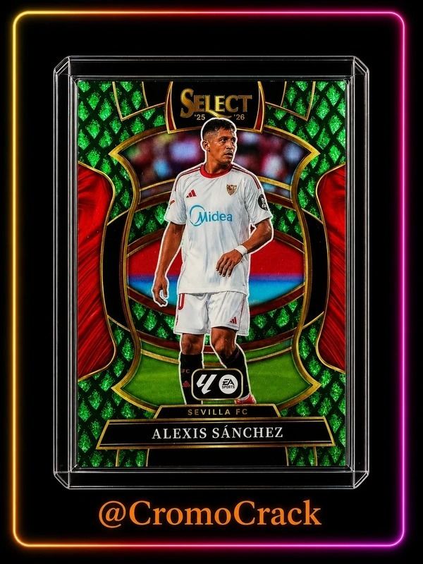 Alexis Sánchez Dragon Scale /28 – Panini Select LaLiga 2025/26