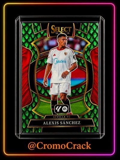 Alexis Sánchez Dragon Scale /28 – Panini Select LaLiga 2025/26