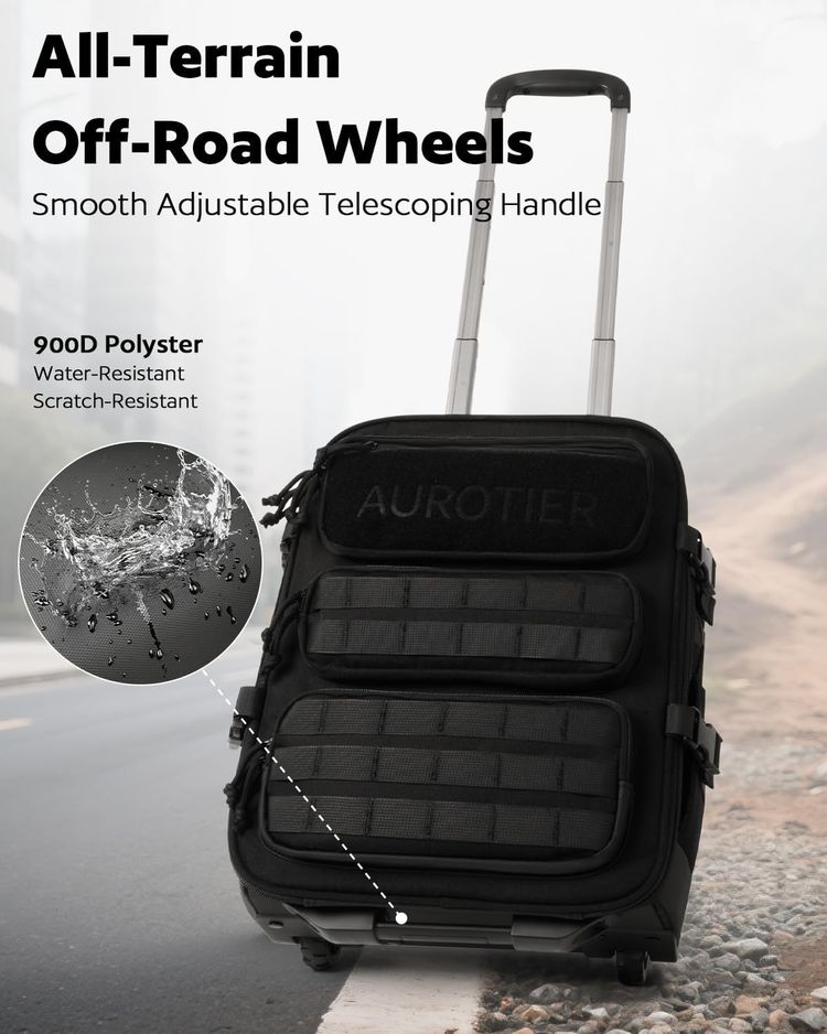 Aurotier Wheeled Backpack 3