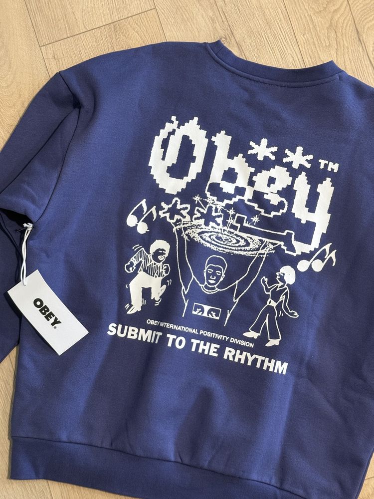 Obey Navy Sweatshirt