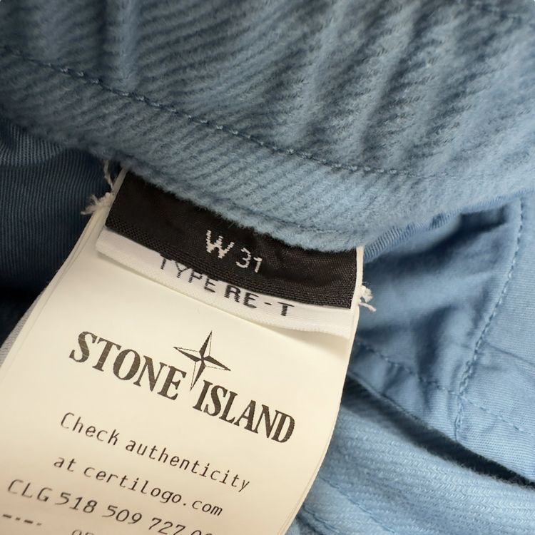 A/W 22 Stone Island Diagonal Weave Cargo Trousers image 6