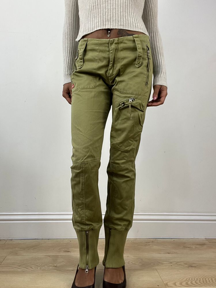 vintage edit thirty-four | small green miss sixty cargo trousers 2